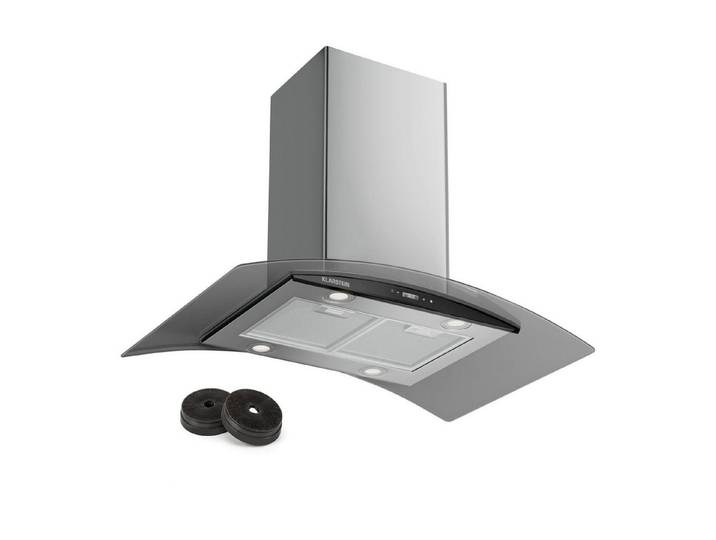 Klarstein Deckenhaube Colette Dunstabzugshaube Inselhaube Abluft Umluft LED Touch