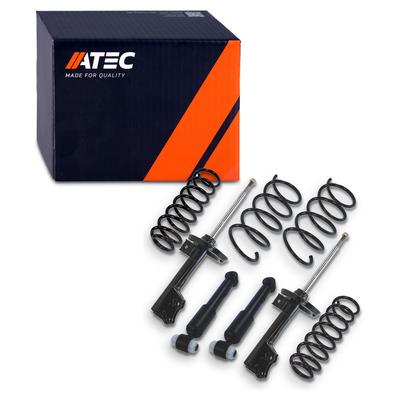 Atec 4x Stoßdämpfer vorne+hinten Gasdruck + Federn [Hersteller-Nr. 40579672] für Mercedes-Benz