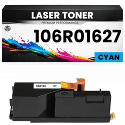 Toner 106R01627 Cyan für Xerox kompatibel hochwertige Premium Alternative für Xerox Phaser 6010N, 6000, 6010, Xerox WorkCentre 6015N, 6015V