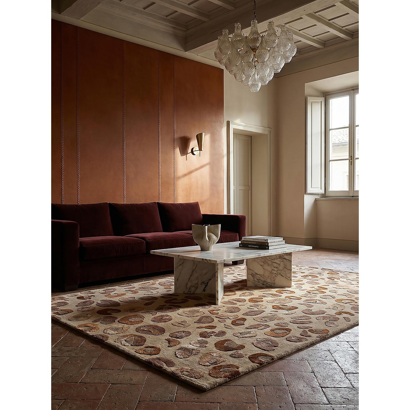 Teppich Kurzflor Natur 140 x 200 cm - SABLE Kadima Design