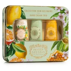 PANIER DES SENS Handcreme Set Honig, Mandel, Provence je 30ml in Metallbox