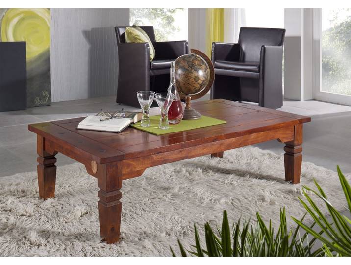 Couchtisch Akazie 110x60x40 nougat lackiert OXFORD #428