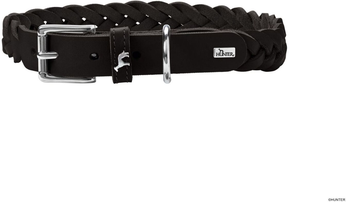 DOG SPORT HUNTER Halsband Solid Education Special S-M (50), schwarz