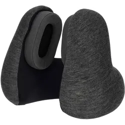 Nedis Drahtlose Over-Ear-Kopfhörer - max. Batteriespielzeit: 11 Std - Eingebautes Mikro - Drücken Si, Reisekissen, Schwarz