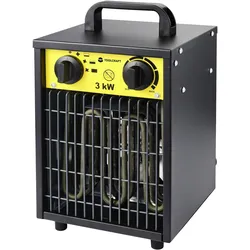 Toolcraft TO-8578335 Bauheizer 3000W Schwarz-Gelb, Heizkörper, Gelb, Schwarz