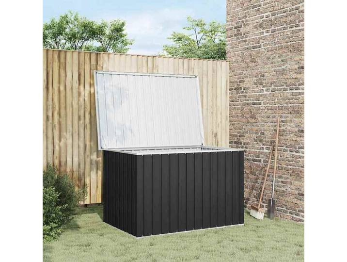 (Anthracite)Boîte de rangement de jardin Coffre de stockage Extérieur - Anthracite 149x99x93 cm 154293