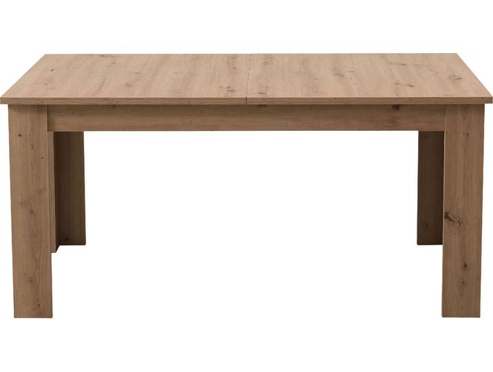 Esstisch HOME AFFAIRE Sardinia , braun (artisan eiche, artisan eiche, artisan eiche), B:160,5cm H:76,5cm T:90,5cm, Tische, Esstisch, Verlängerbar durch Einlegeplatte