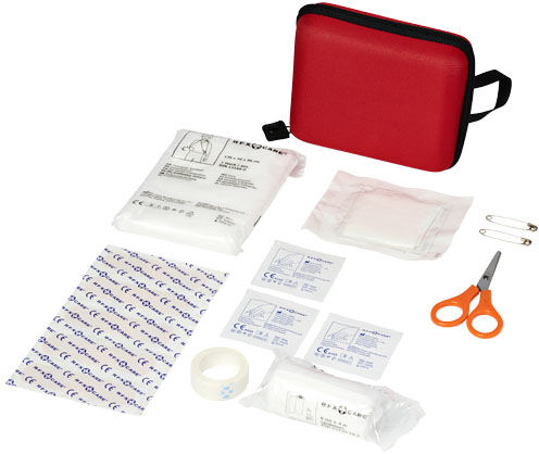 Kit Primo Soccorso EVA Rosso 16pz EN13485 - Compact & Leggero Personalizzate o neutre