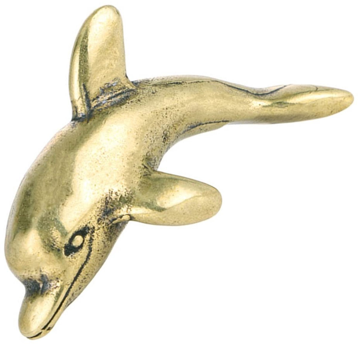 Dailygoods Gouden Dolfijn Standbeeld - Decoratief Sculptuur voor Binnen