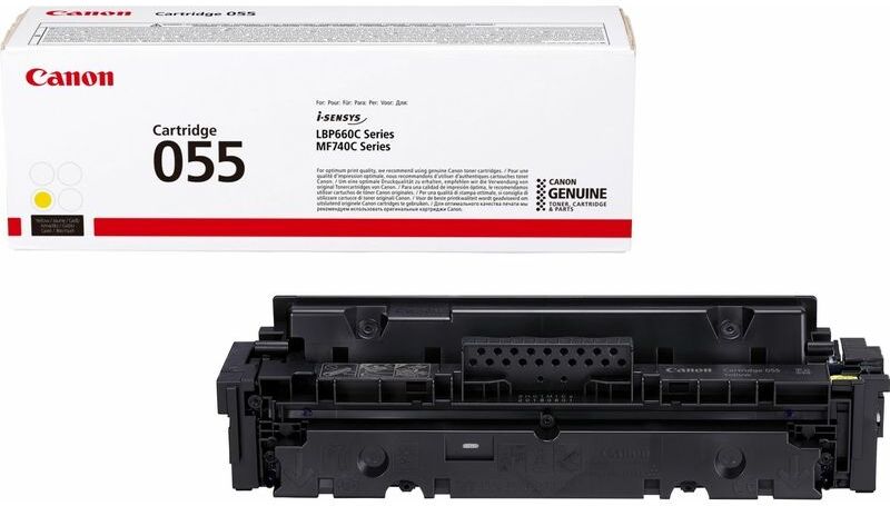Canon 055 Y - Jaune - Toner Jaune