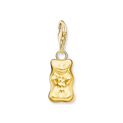 Charm-Einhänger THOMAS SABO "THOMAS SABO x HARIBO: Charm", gold (gelbgoldfarben), Charms, Damen, Silber 925 (recycelt)