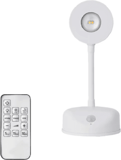 Inspire Picks PZSUNLY USB Rechargeable Motion Sensor LED Wall Light Wireless Dimmable Spotlight For Paintings & Pictures white With Tele Ctrl 3 Color In One Lamp