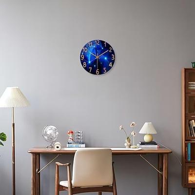 Wanduhr batteriebetrieben moderne Wanduhr ohne Ticken für Schlafzimmer Wohnzimmer Büro