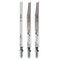 Bosch Stichsägeblatt-Set Einnockenschaft T 308 B (2x), T 308 BO, 3-tlg. - 2609256A12