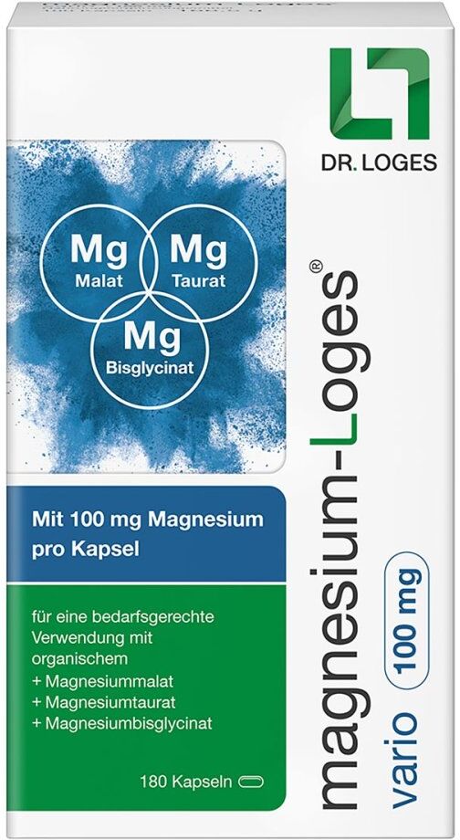 Magnesium-Loges Vario 100 Mg Kapseln