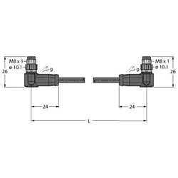 Turck Leitung für Industrial PSWS4M-PS #100024716
