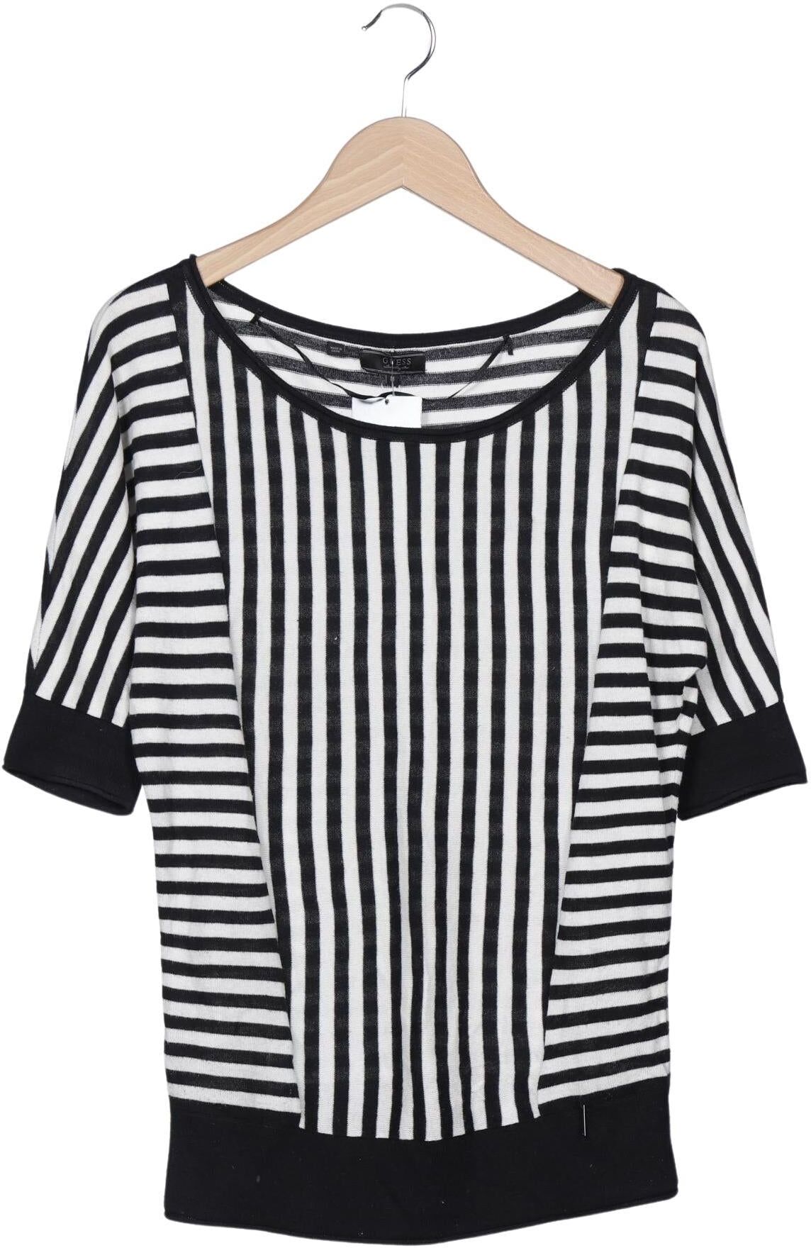 Guess Damen Pullover, Mehrfarbig, Gr. EU 38, Baumwolle - Second Hand