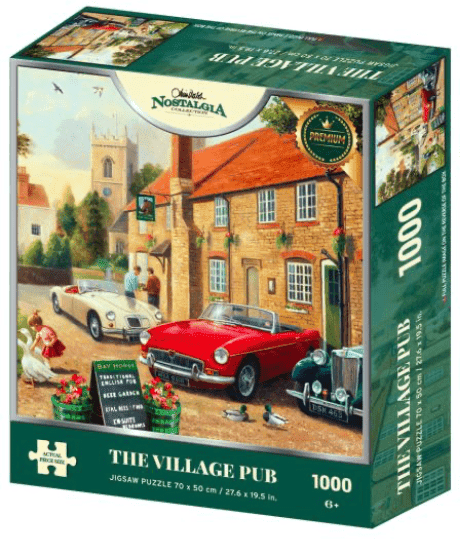 Kidicraft Nostalgia Collection - The Village Pub 1000 Piece Jigsaw Puzzle for Adults