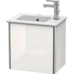 Duravit XSquare Waschtischunterbau wandhängend, eine Tür Anschlag rechts, 410x400x289mm, XS4170R7575, Farbe: Leinen