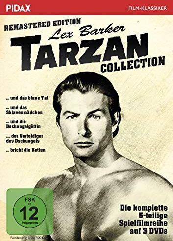 Lee Sholem, Byron Haskin, Cy Endfield, Kurt Neumann - Tarzan - Lex Barker Collection / Remastered Edition / Alle 5 Tarzan-Abenteuer mit Lex Barker in einer Sammlung (Pidax Film-Klassiker) [3 DVDs] - Preis vom 11.10.2026 15:43:13 h