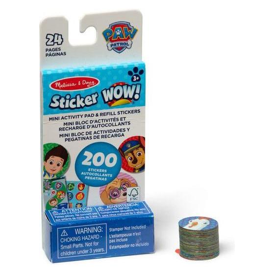 Melissa & Doug MELISSA Sticker WOW! Refill Stickers - Paw Patrol (200 Sticker) (60989339)