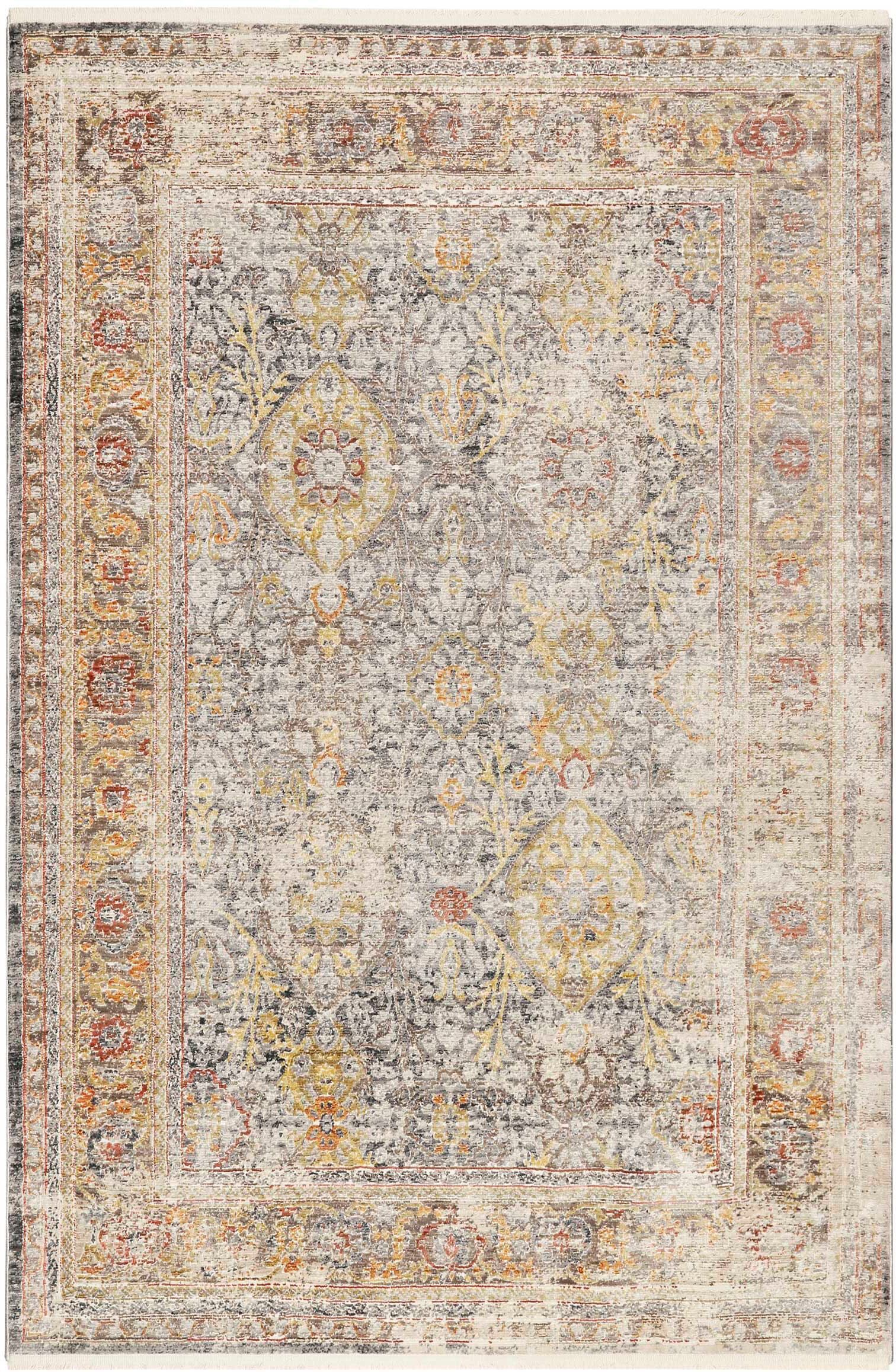 Teppich WECON HOME "SoHo Fashion", silber (silberfarben), B:133cm H:7mm L:190cm, Kunstfaser, Teppiche, Teppich, Hoch-Tief-Struktur, Wohnzimmer silberfarben B : 133cm 1 Stk., 7mm, L: 190cm
