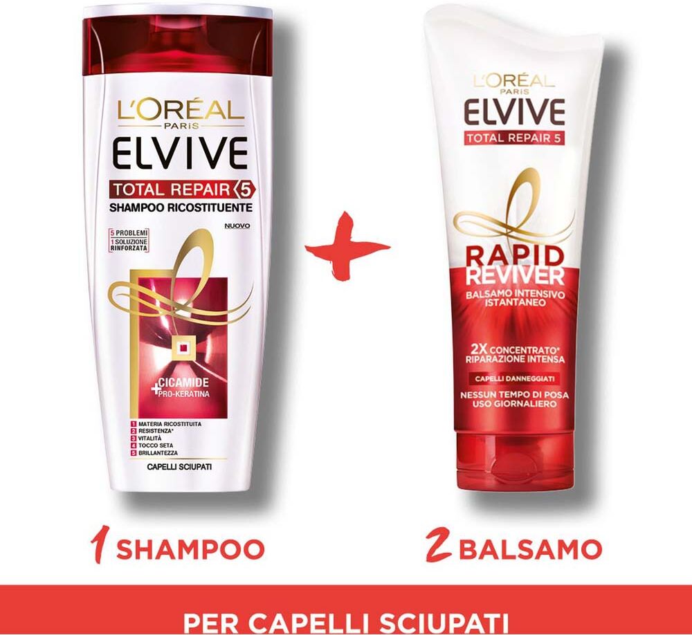 L'Oréal Elvive Balsamo Rapid Reviver Total Repair 5
