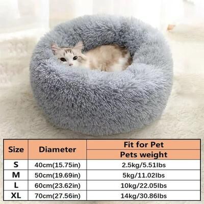 Uplifted Finds Snoozify Cloud Donut Calming Bed gray Mc m