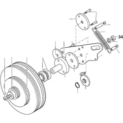 PROXXON 24400-01-34 Mutter für Drehmaschine PD400
