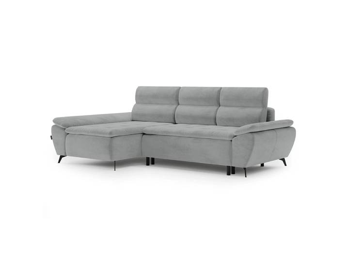 Ecksofa-Set ENTRO, grau Variante: Linke Ecke