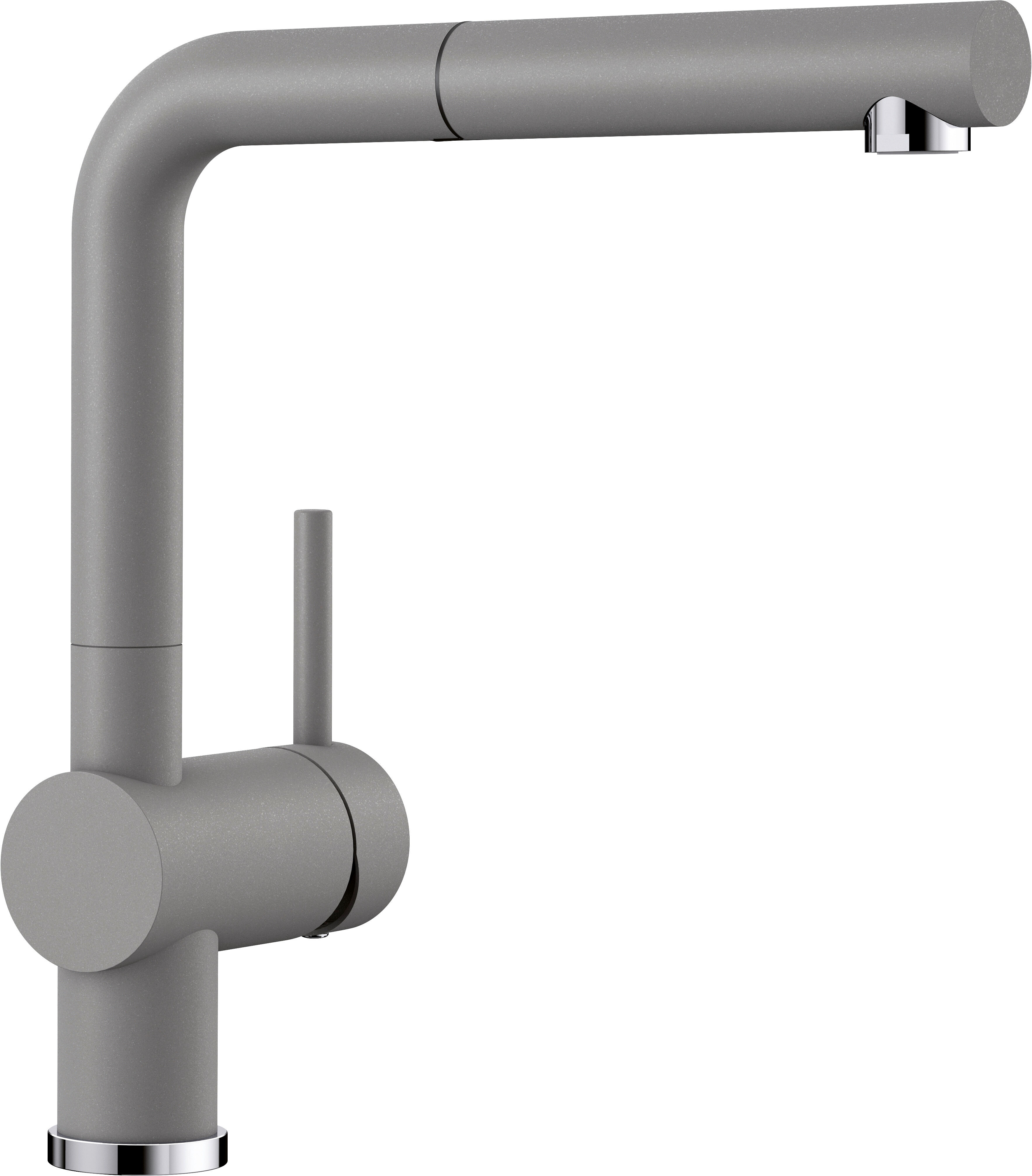 Blanco Linus -s Mélangeur de cuisine 516689 extensible, SILGRANIT aspect alumétallique