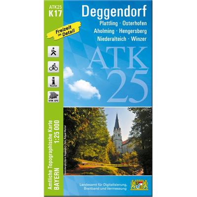 ATK25-K17 Deggendorf (Amtliche Topographische Karte 1:25000), Sonstige von , Landesamt für Digitalisierung, Breitband und Vermessung, Bayern,