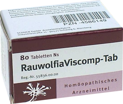 SCHUCK GmbH Arzneimittelfabrik RAUWOLFIAVISCOMP TAB Tabletten 80 St 04586149
