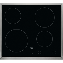 AEG HK624000XB Glaskeramik-Kochfeld, autark, 60cm