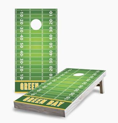 Skip's Garage Green Bay Packers Regulation 2x4 Cornhole Game Set