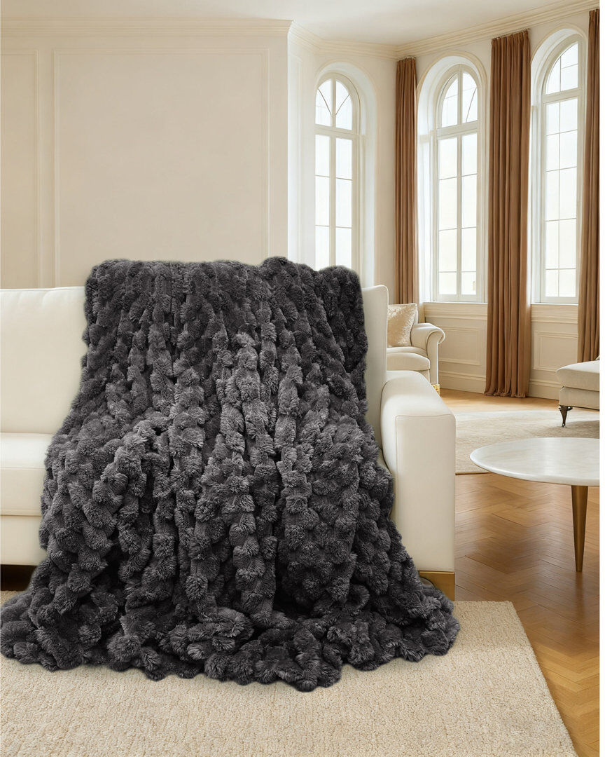 Velosso Throw Blanket Grey 200cm x 150cm