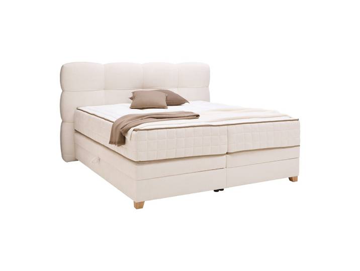 Boxspringbett Bianco Beige ca. 180x200cm