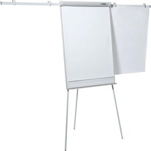 Dahle Flipchart 96005, Konferenz, höhenverstellbar, Dreibein, mit Seitenarmen