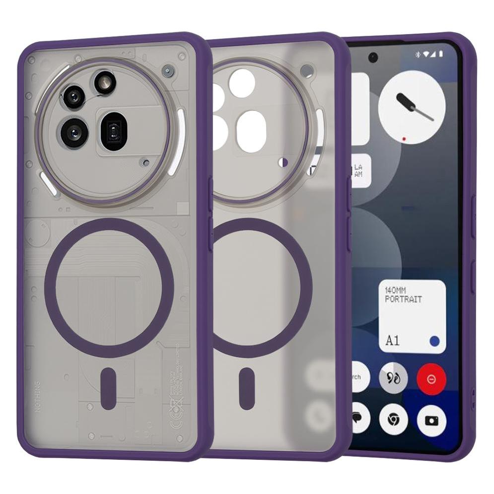Techsuit - HaloFrost MagSafe Series - Nothing Phone (3a) Pro - Light Purple (Nothing Phone (3a) Pro) (56365834)