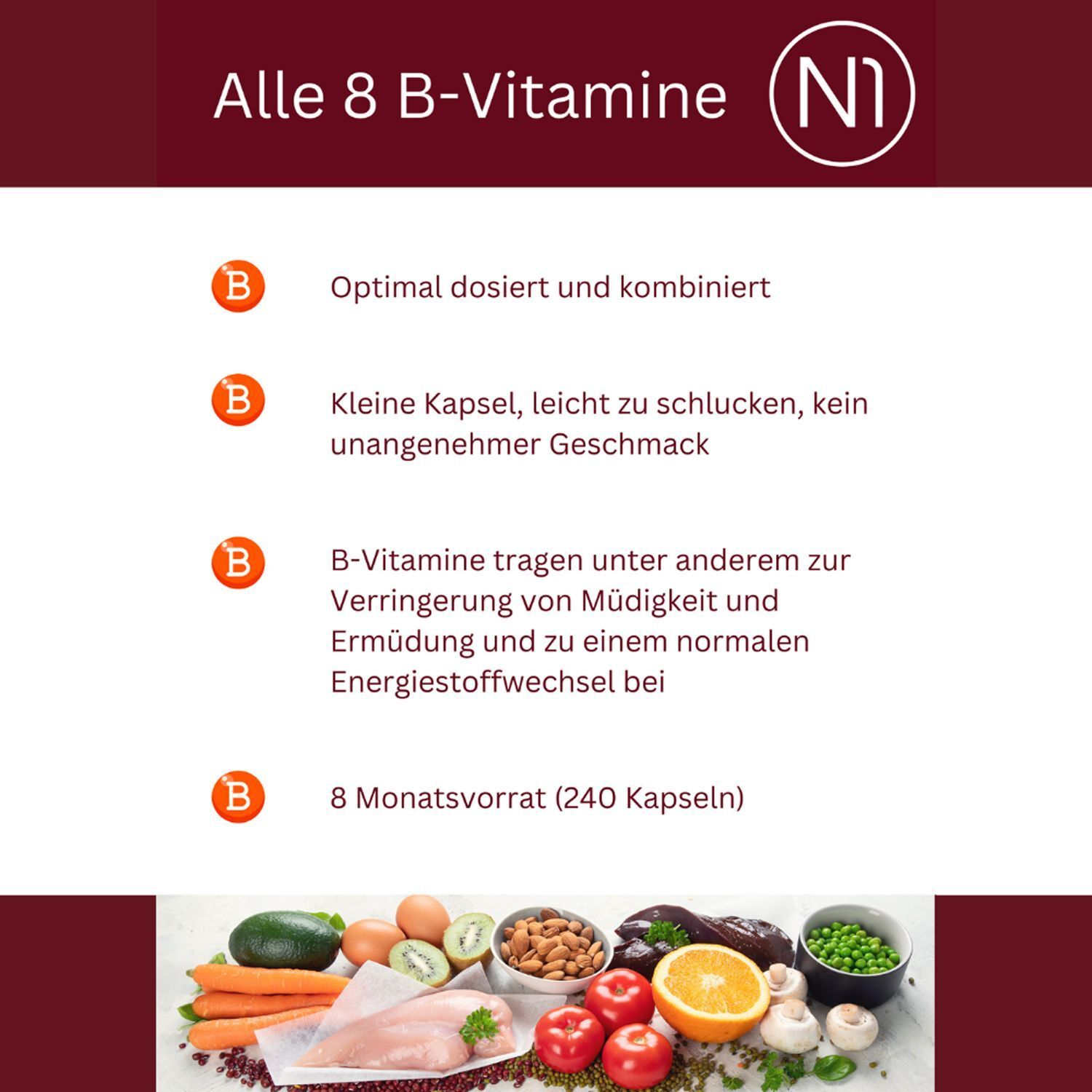 N1 Vitamin B Komplex Tabletten 2x 2x240 St