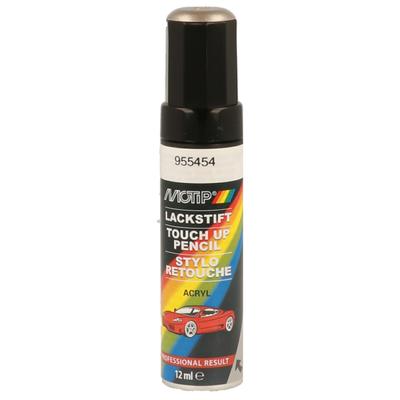 MOTIP Fahrzeug-Kombinationslack Kompakt grau metallic 12 ml 955454 für GM Opel Citroën PROTON MITSUBISHI VW