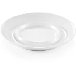 36x Untertasse Melamin Ø 14,5 cm weiß