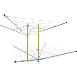 Stewi De Luxe, Wäscheständer, Gelb, Grau