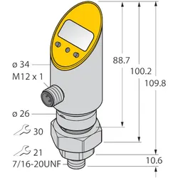 Turck Drucksensor PS016A5052UPN8XH1141