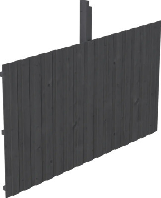 Seitenwand Deckelschalung SKAN HOLZ 341 x 180 cm anthrazit