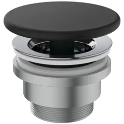 Ideal Standard Schaftventil, Version: nicht verschließbar, E2114V3, Farbe: Schwarz Matt