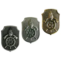 Feuerwehr Mützen- und Kragenabzeichen Bayern Metall gold