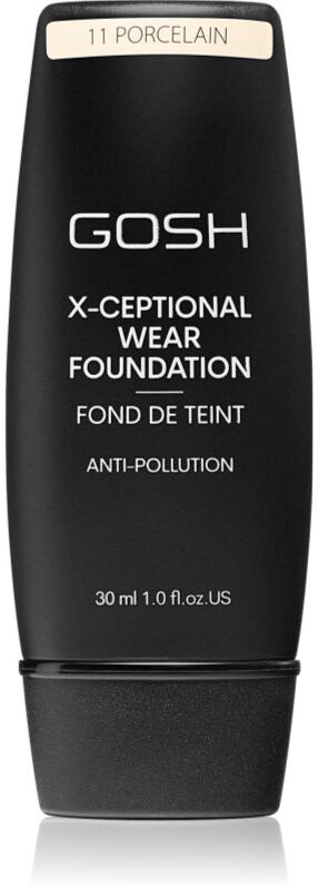 GOSH COPENHAGEN X-ceptional long-lasting foundation shade 11 Porcelain 30 ml