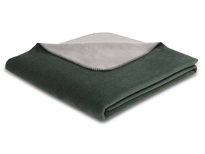 Wohndecke BIEDERLACK Doubleface , grau (fango), B:150cm L:200cm, Baumwolle, Polyacryl, Polyester, Wohndecken, Wohndecke, mit geketteltem Zierstich