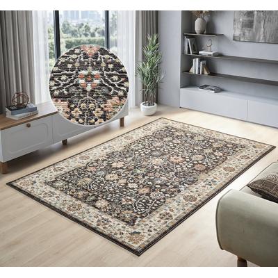 OTTO home "Aylaa, Blumen-Motiv, Orient" rechteckig 9 mm Höhe orientalisch, Blumen, Rahmen, Wohnzimmer, Schlafzimmer, Esszimmer